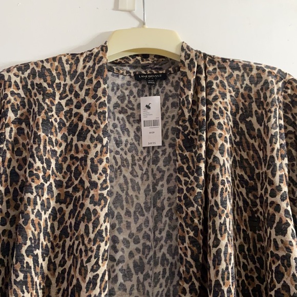 BNWT Lane Bryant Leopard Cardigan 18/20 - Picture 1 of 9
